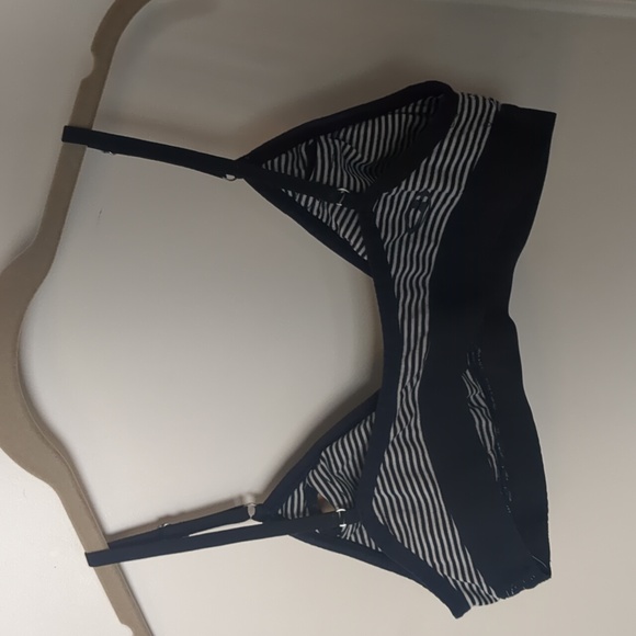 Icebreaker siren bra top navy stripe meino - Picture 2 of 3